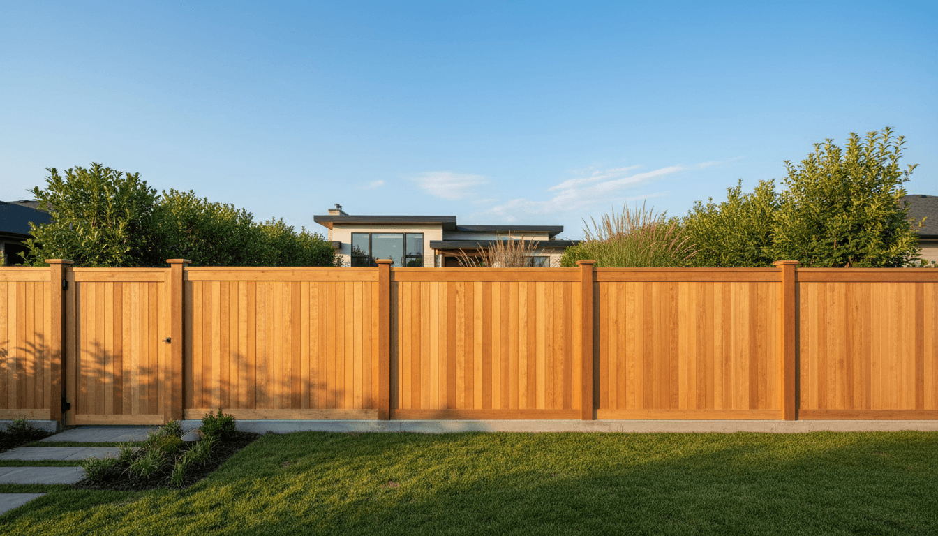 Fencing installation in progress